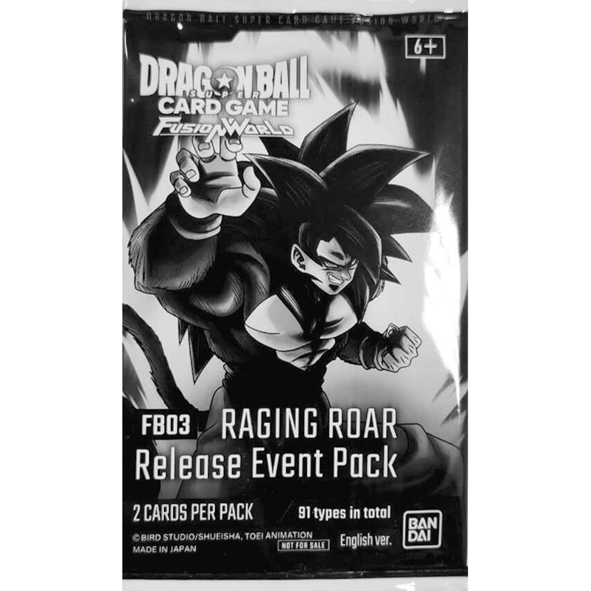 Image for FB03 Raging Roar Release Event Pack - Dragon Ball Super: Fusion World