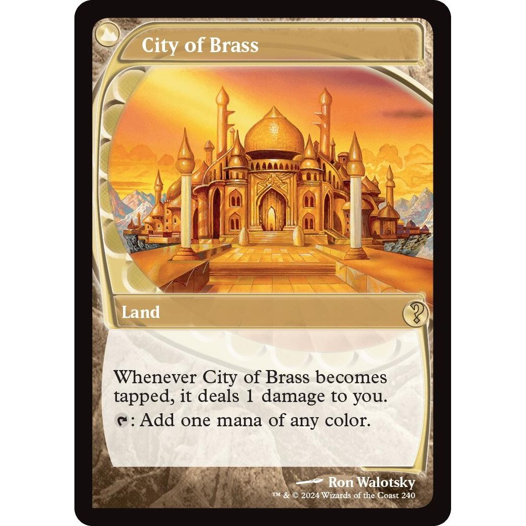 Image for City of Brass (Future Sight) (240) (MB2) - Magic: The Gathering