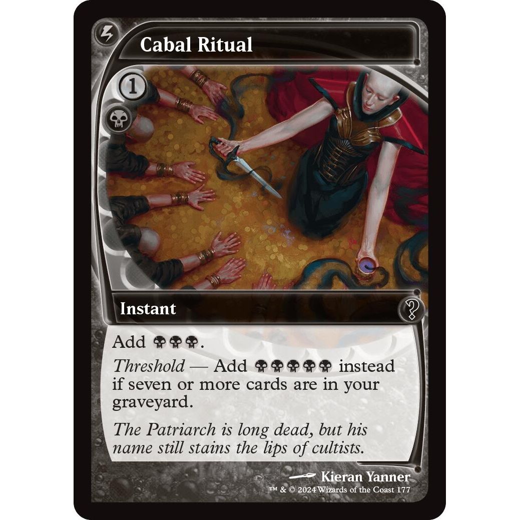 Image for Cabal Ritual (Future Sight) (177) (MB2) - Magic: The Gathering