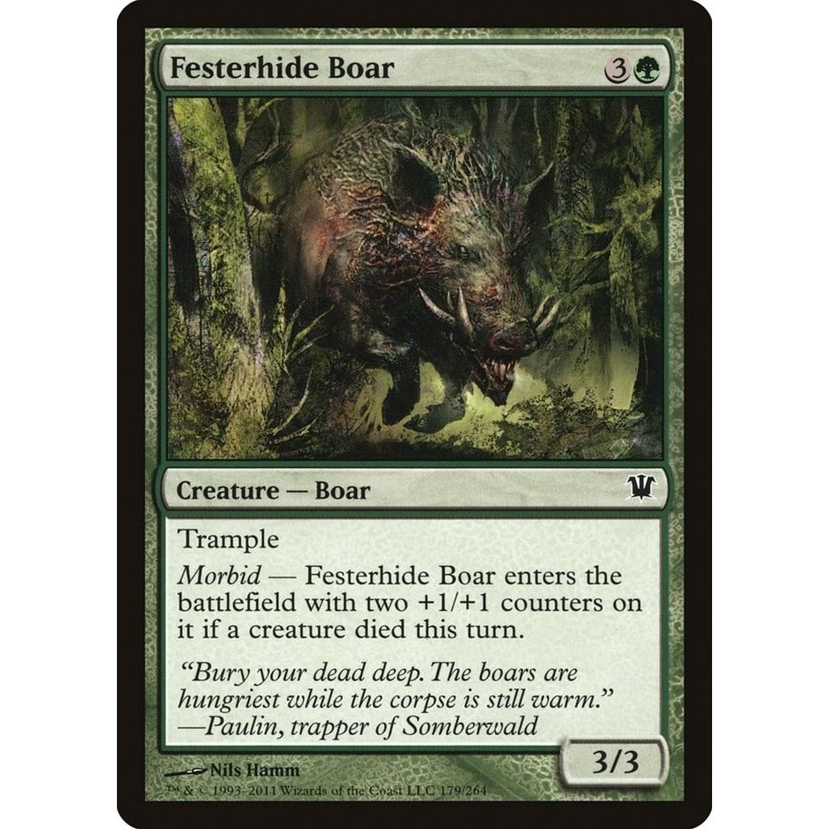 Image for Festerhide Boar (179) (ISD) - Magic: The Gathering