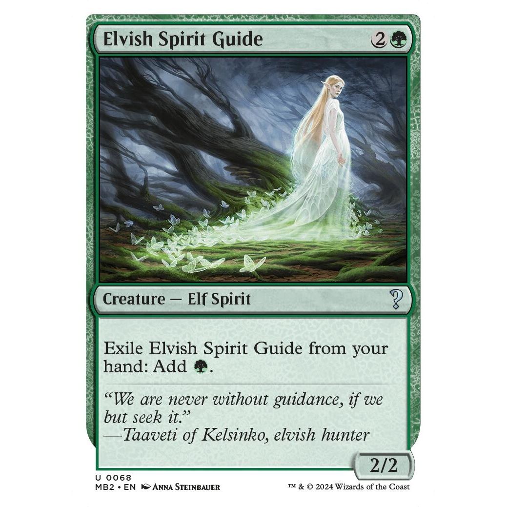 Image for Elvish Spirit Guide (White Border) (68) (MB2) - Magic: The Gathering