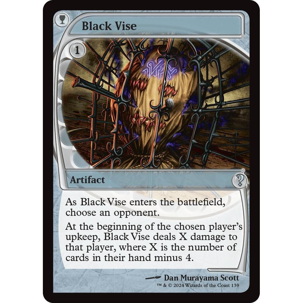 Image for Black Vise (Future Sight) (139) (MB2) - Magic: The Gathering