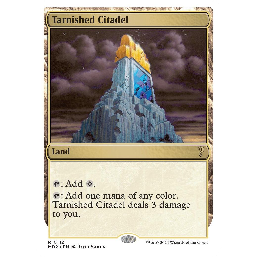 Image for Tarnished Citadel (White Border) (112) (MB2) - Magic: The Gathering