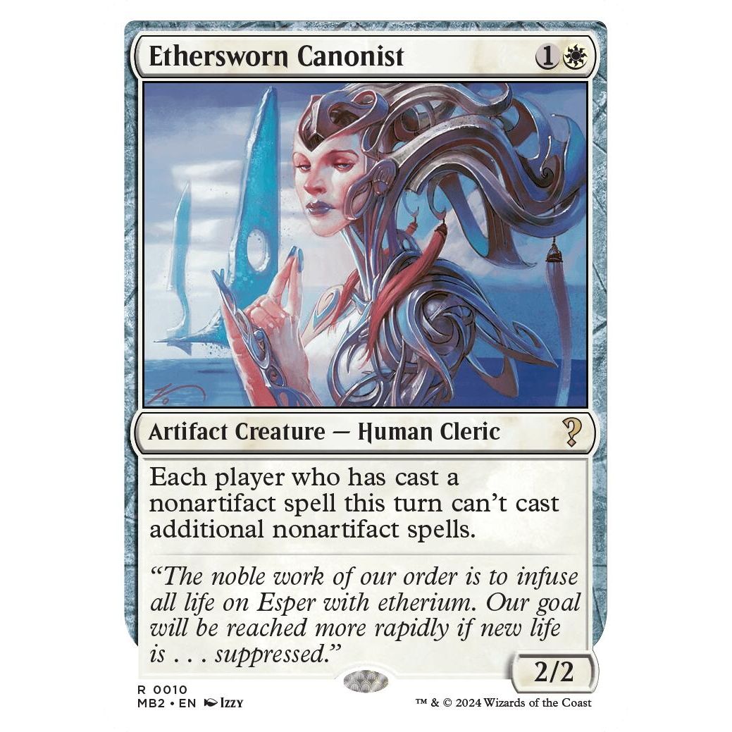 Image for Ethersworn Canonist (White Border) (10) (MB2) - Magic: The Gathering