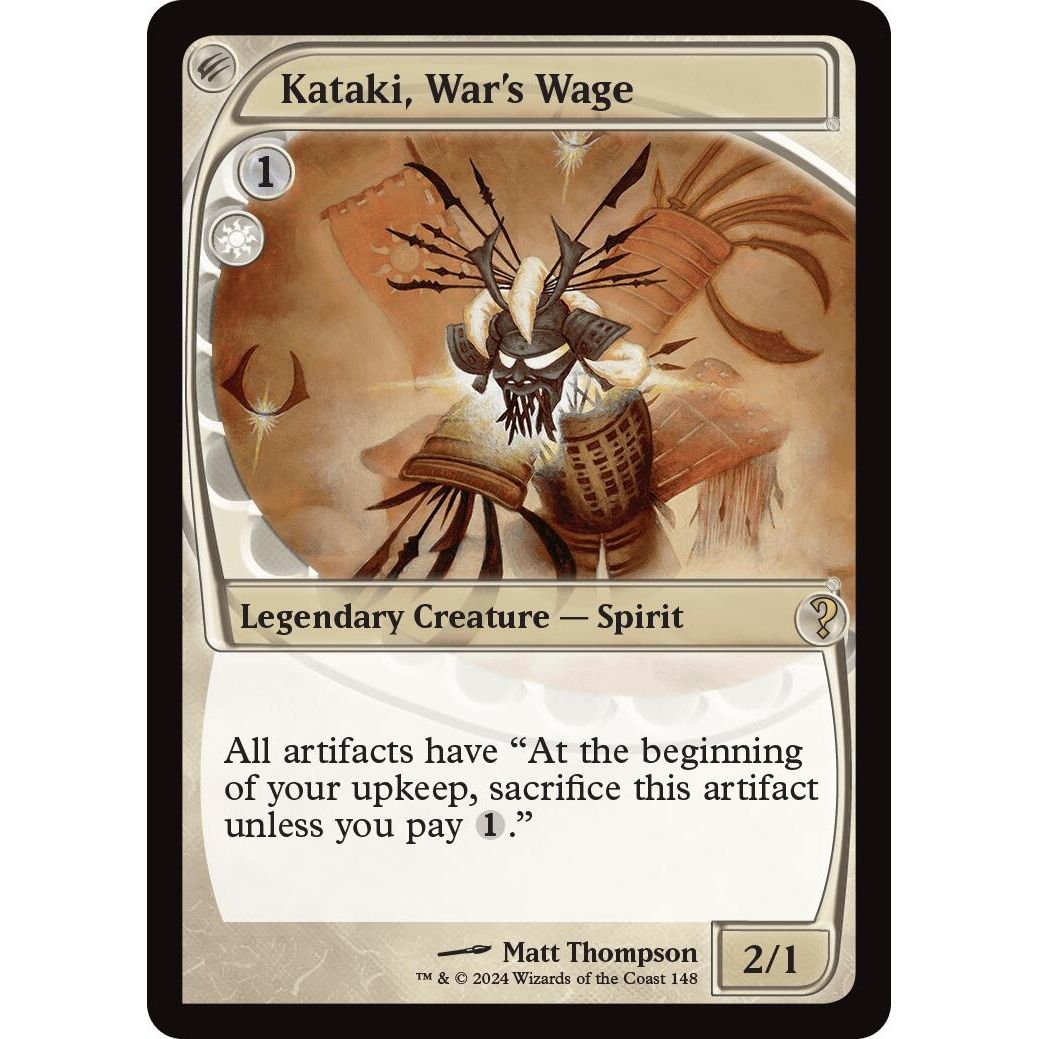Image for Kataki, War's Wage (Future Sight) (148) (MB2) - Magic: The Gathering