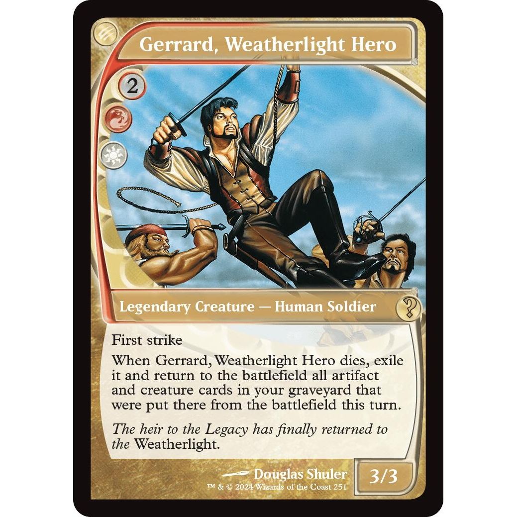 Image for Gerrard, Weatherlight Hero (Future Sight) (251) (MB2) - Magic: The Gathering