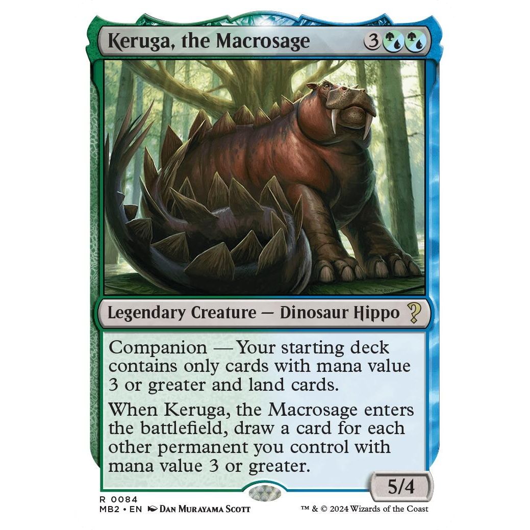 Image for Keruga, the Macrosage (White Border) (84) (MB2) - Magic: The Gathering