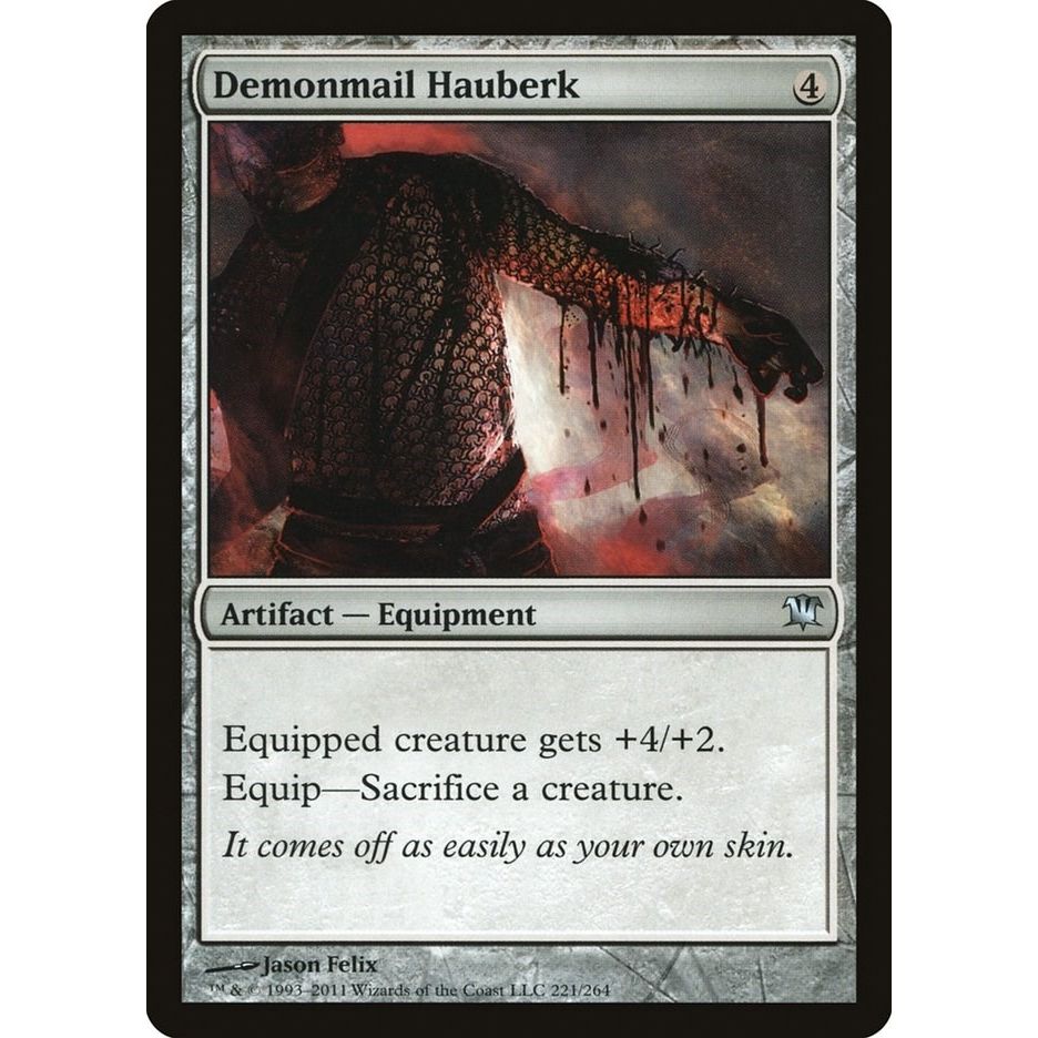 Image for Demonmail Hauberk (221) (ISD) - Magic: The Gathering