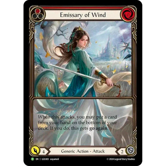 Image for Emissary of Wind - LGS303 (LGS303) (PR) - Flesh and Blood TCG
