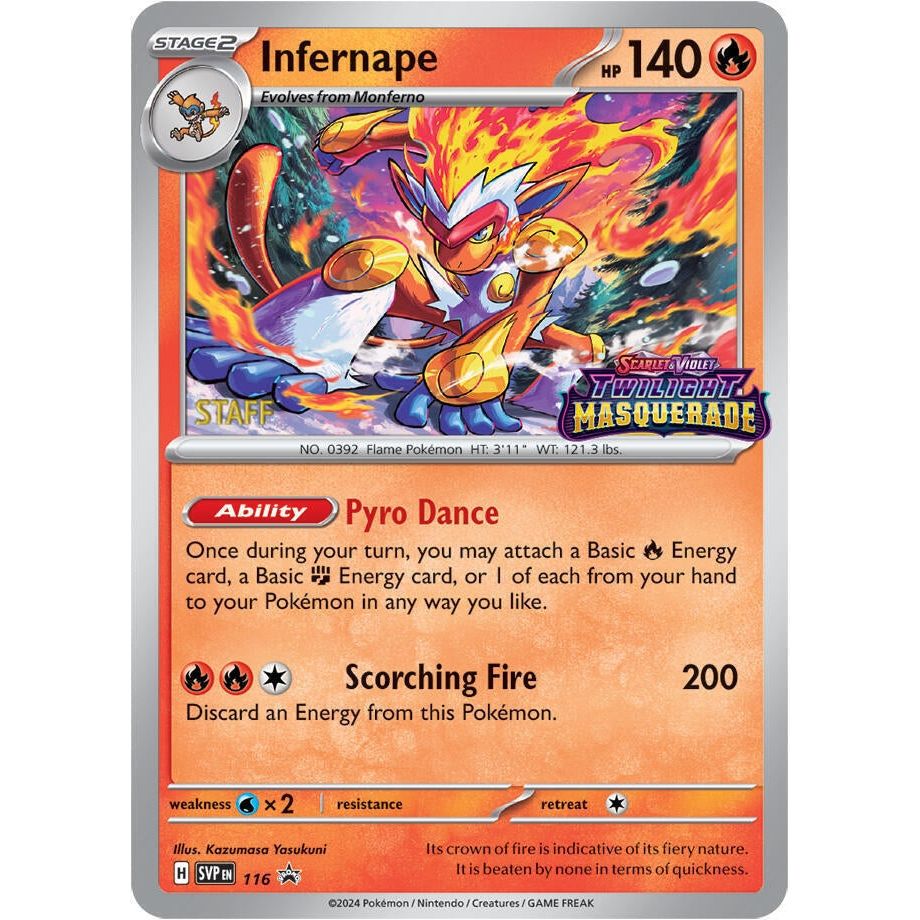 Image for Infernape - 116 (Prerelease) [Staff] (116) (SVP) - Pokemon