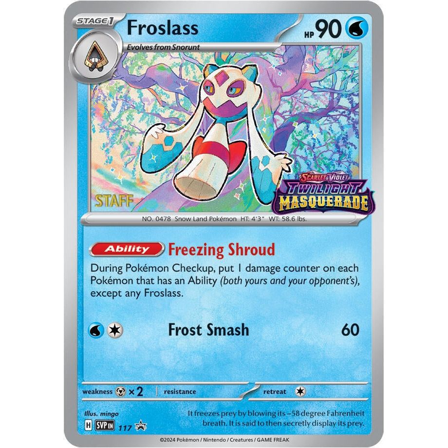 Image for Froslass - 117 (Prerelease) [Staff] (117) (SVP) - Pokemon