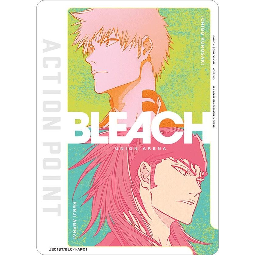 Image for Action Point Card (AP01) (Ichigo Kurosaki/Renji Abarai) (UE01ST/BLC-1-AP01) (UE01ST) - Union Arena
