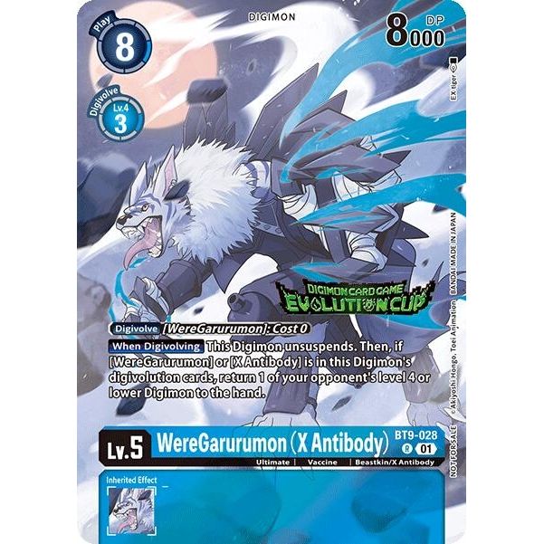 Image for WereGarurumon (X Antibody) (2024 Evolution Cup) (BT9-028 R) (BT09) - Digimon Card Game