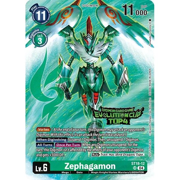 Image for Zephagamon (2024 Evolution Cup Top 4) (ST18-12 SR) (ST-18) - Digimon Card Game
