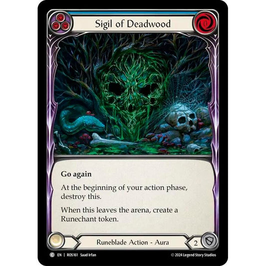 Image for Sigil of Deadwood (ROS161) (ROS) - Flesh and Blood TCG