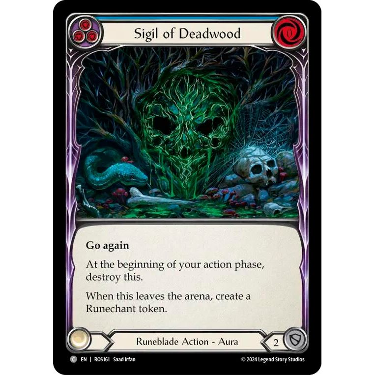 Image for Sigil of Deadwood (ROS161) (ROS) - Flesh and Blood TCG