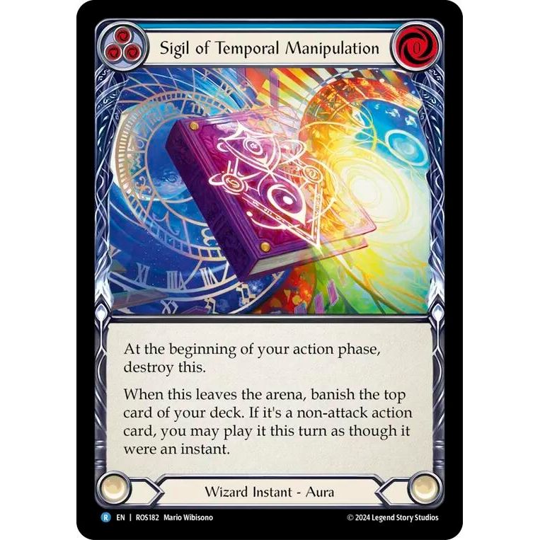 Image for Sigil of Temporal Manipulation (ROS182) (ROS) - Flesh and Blood TCG
