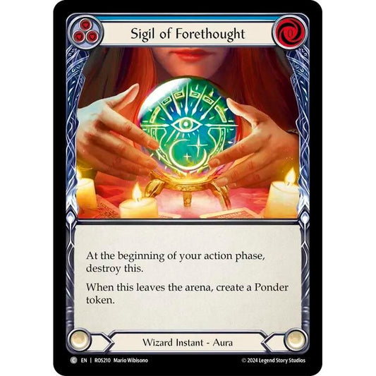 Image for Sigil of Forethought (ROS210) (ROS) - Flesh and Blood TCG
