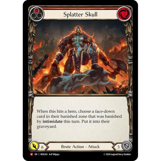 Image for Splatter Skull (ROS243) (ROS) - Flesh and Blood TCG