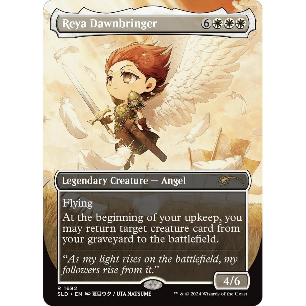 Image for Reya Dawnbringer (Rainbow Foil) (1682) (SLD) - Magic: The Gathering