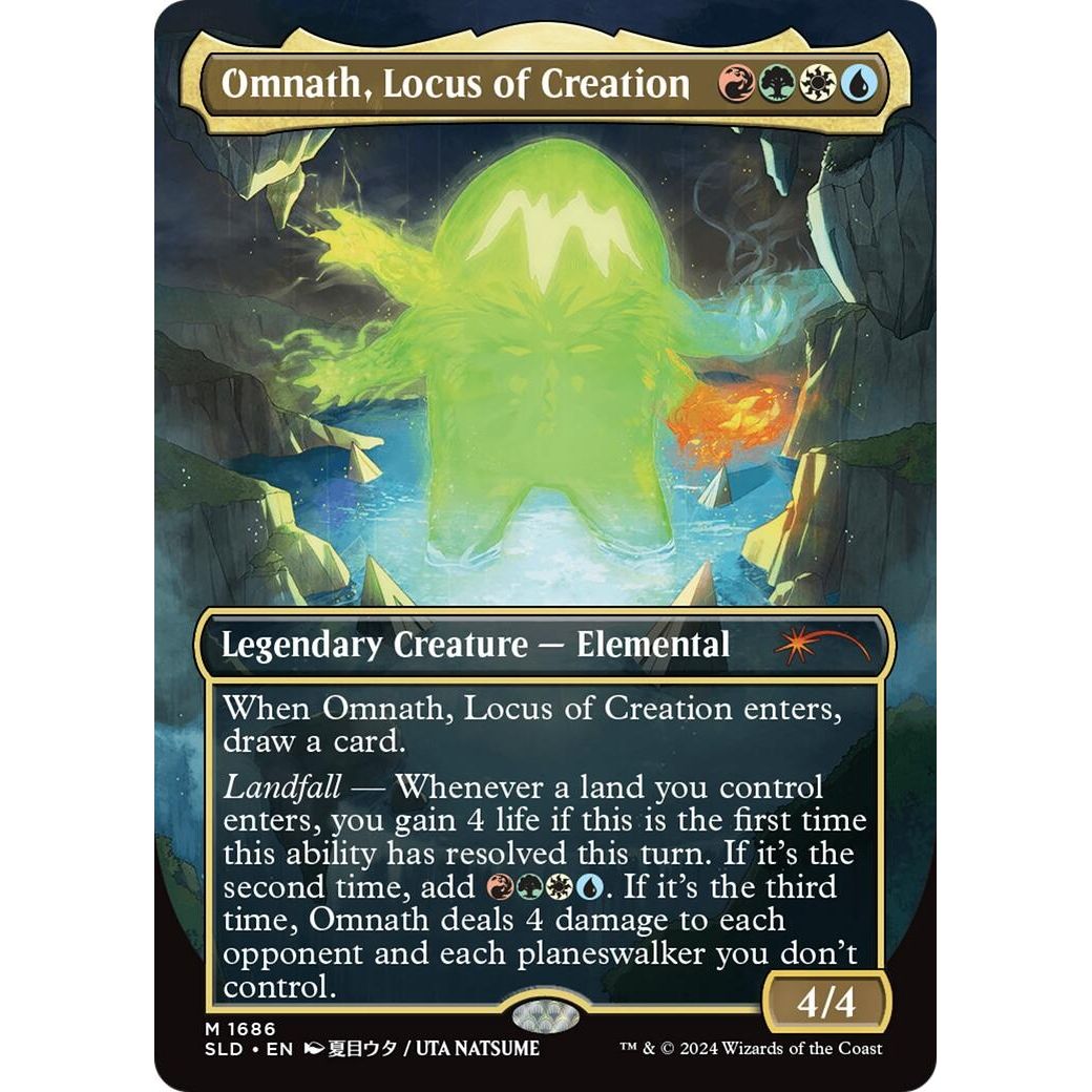 Image for Omnath, Locus of Creation (Rainbow Foil) (1686) (SLD) - Magic: The Gathering