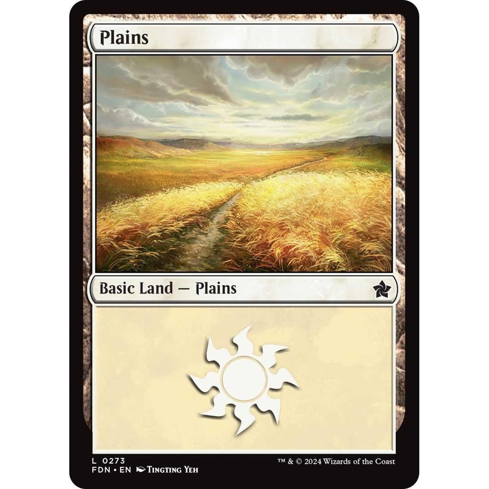 Image for Plains (0273) (273) (FDN) - Magic: The Gathering