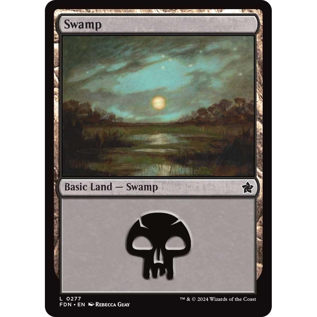 Image for Swamp (0277) (277) (FDN) - Magic: The Gathering