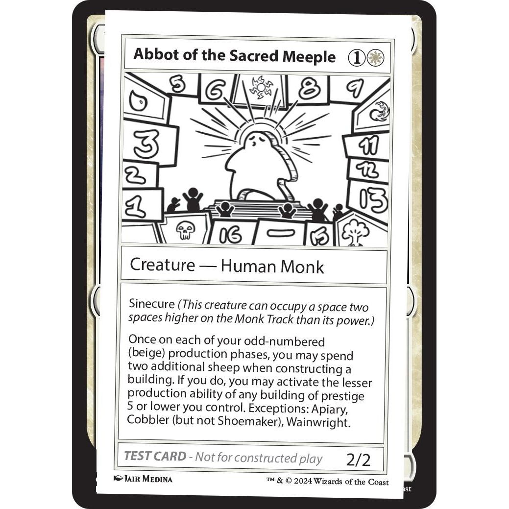 Image for Abbot of the Sacred Meeple (MB2PC) - Magic: The Gathering