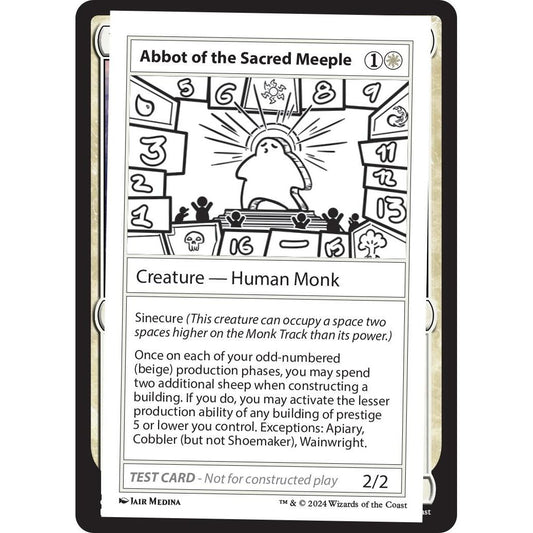 Image for Abbot of the Sacred Meeple (MB2PC) - Magic: The Gathering