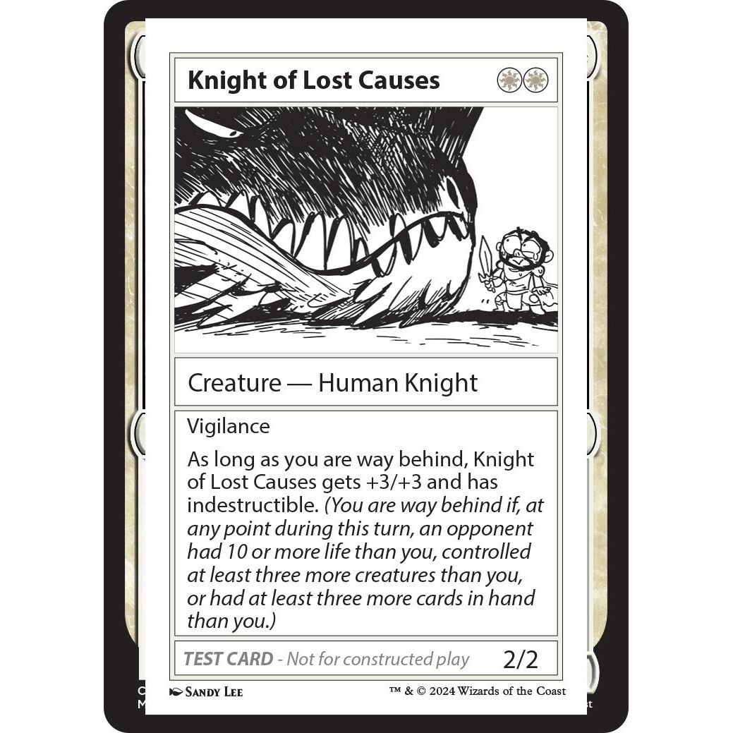 Image for Knight of Lost Causes (MB2PC) - Magic: The Gathering