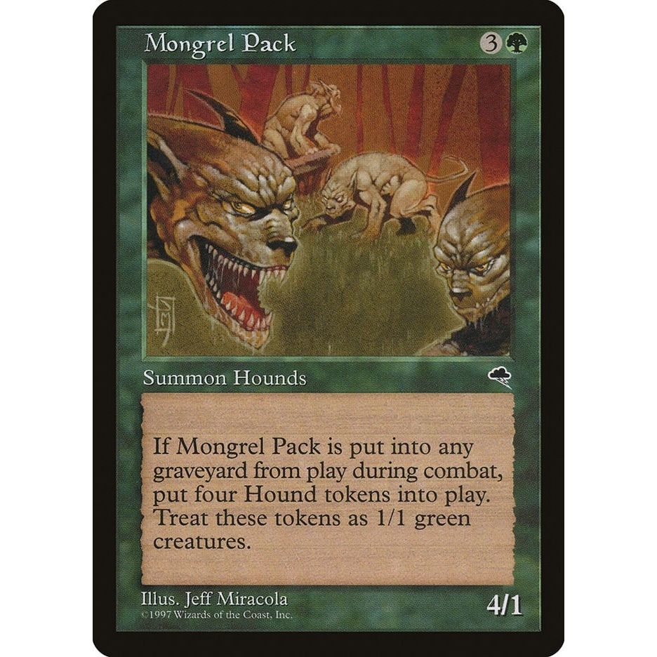 Image for Mongrel Pack (237) (TMP) - Magic: The Gathering