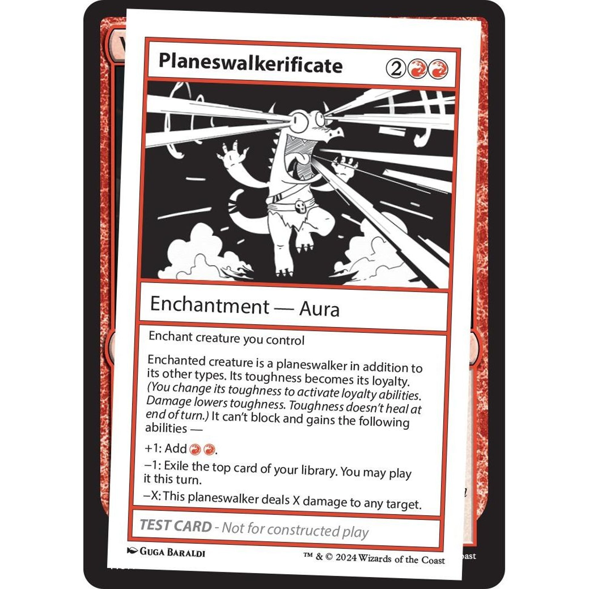 Image for Planeswalkerificate (MB2PC) - Magic: The Gathering