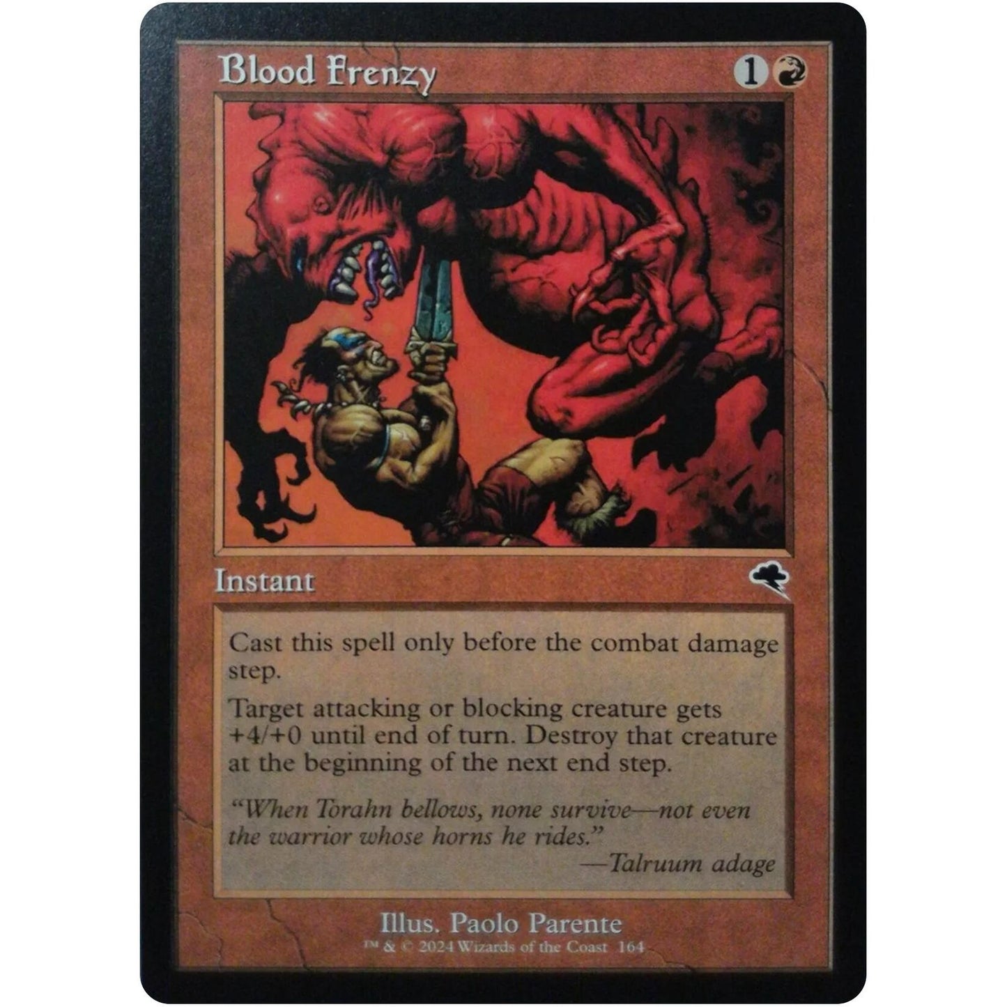 Image for Blood Frenzy (LIST) - Magic: The Gathering