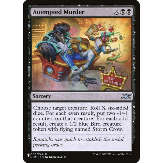 Image for Attempted Murder (066/244) (LIST) - Magic: The Gathering