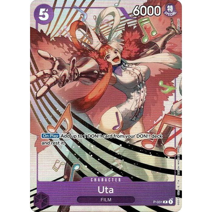 Image for Uta - P-031 (Premium Card Collection -Uta-) (P-031) (OP-PR) - One Piece Card Game