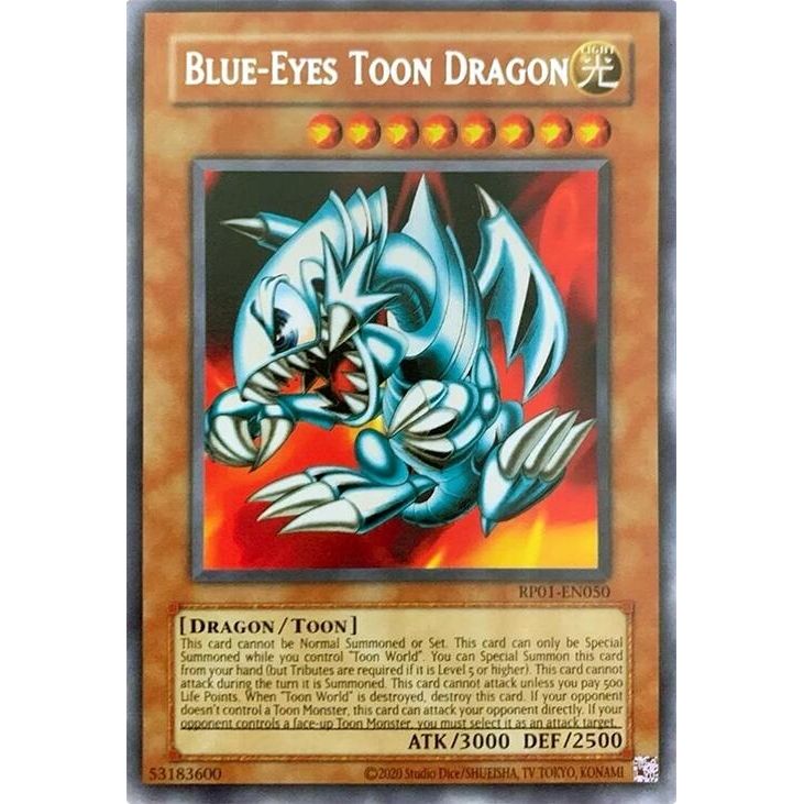 Image for Blue-Eyes Toon Dragon (RP01-EN050) (RP01) - YuGiOh