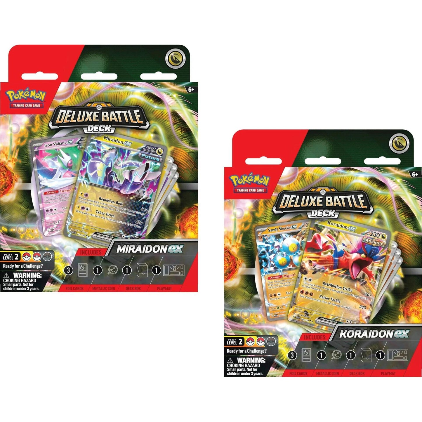 Image for Deluxe Battle Deck: Miraidon ex/Koraidon ex  [Set of 2] - Pokemon