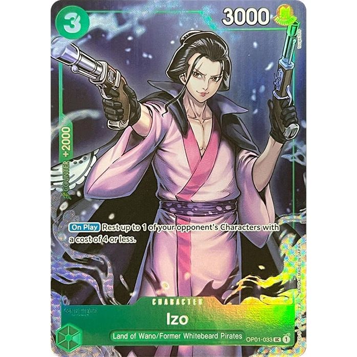 Image for Izo (Premium Card Collection -BANDAI CARD GAMES Fest. 23-24 Edition-) (OP01-033) (OP-PR) - One Piece Card Game