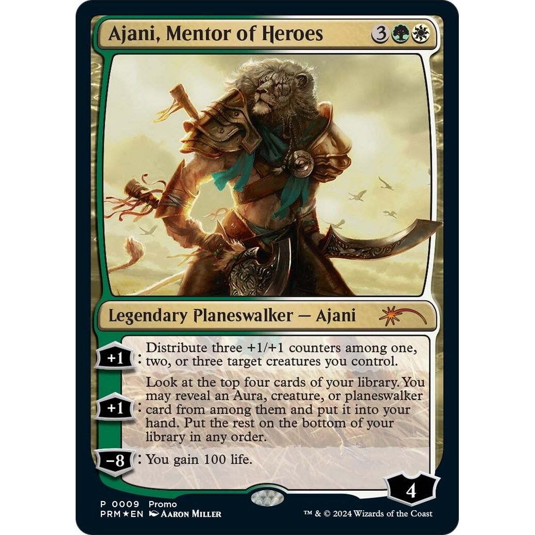 Image for Ajani, Mentor of Heroes (Deluxe Commander Kit) (9) (UMP) - Magic: The Gathering
