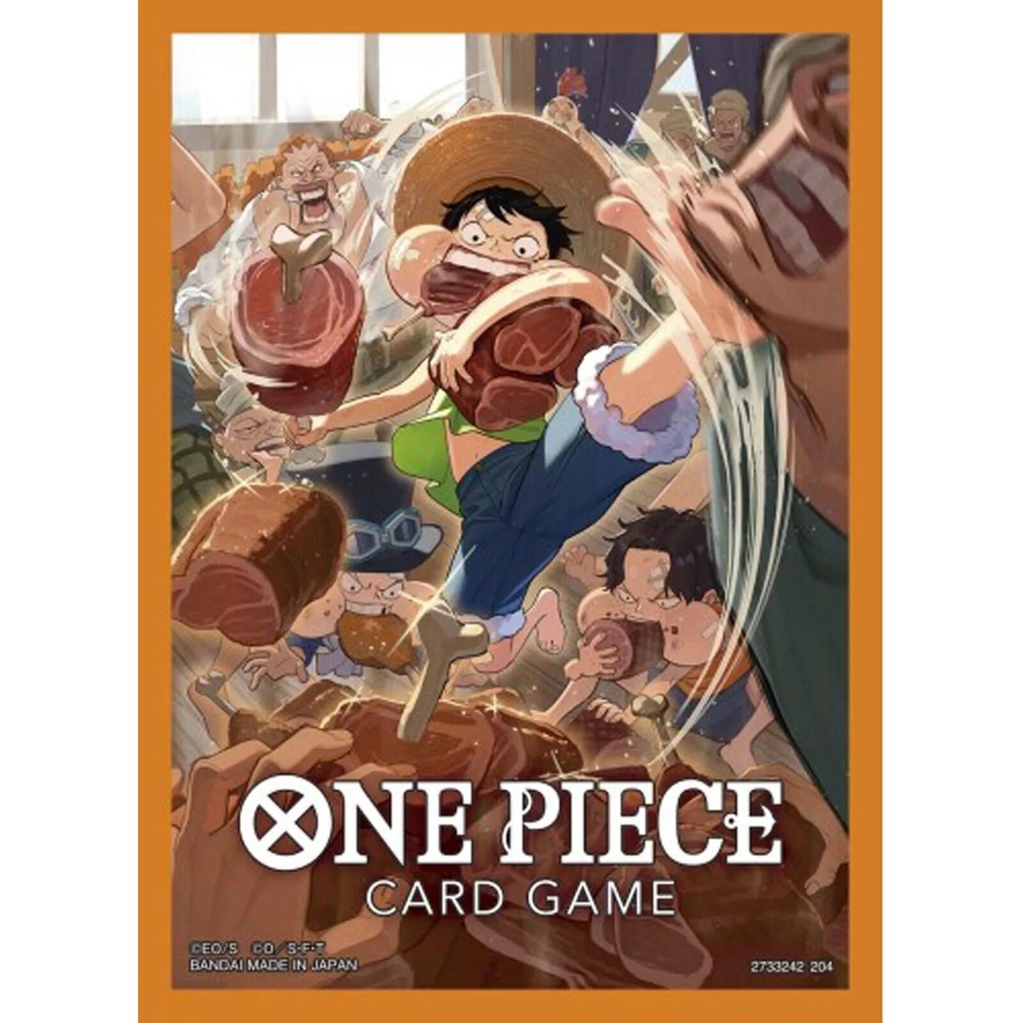 Image for One Piece Card Game Official Sleeves: Assortment 7 - Monkey.D.Luffy (70-Pack) - Card Sleeves