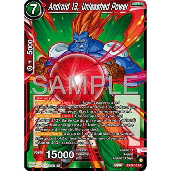 Image for Android 13, Unleashed Power (EX24-16) (DBS-BE24) - Dragon Ball Super: Masters