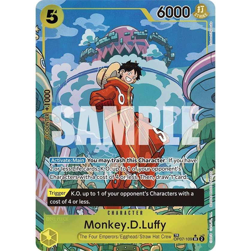 Image for Monkey.D.Luffy (TR) (OP07-109) (OP08) - One Piece Card Game