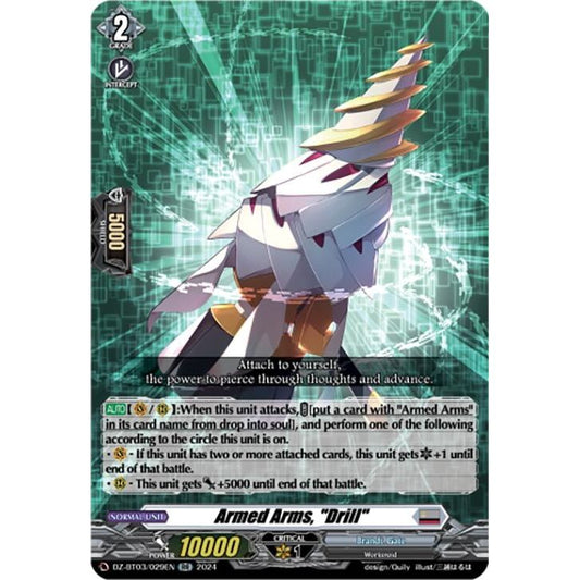 Image for Armed Arms, "Drill" (DZ-BT03/029EN) (DZ-BT03) - Cardfight Vanguard