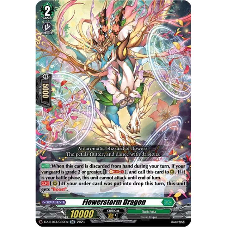 Image for Flowerstorm Dragon (DZ-BT03/039EN) (DZ-BT03) - Cardfight Vanguard