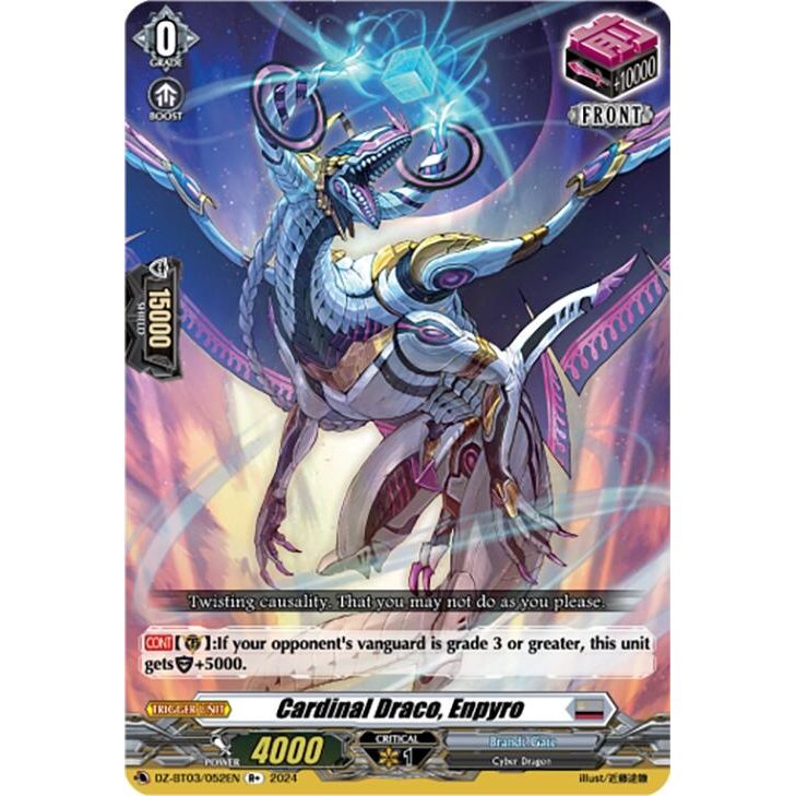 Image for Cardinal Draco, Enpyro (R+) (DZ-BT03/052EN) (DZ-BT03) - Cardfight Vanguard
