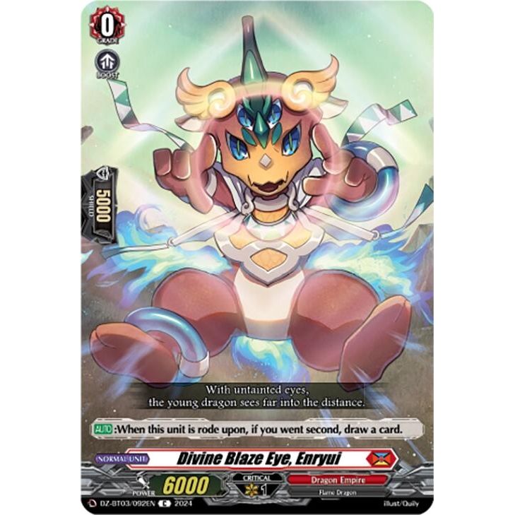 Image for Divine Blaze Eye, Enryui (DZ-BT03/092EN) (DZ-BT03) - Cardfight Vanguard