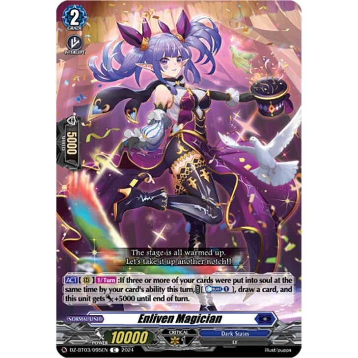 Image for Enliven Magician (DZ-BT03/095EN) (DZ-BT03) - Cardfight Vanguard