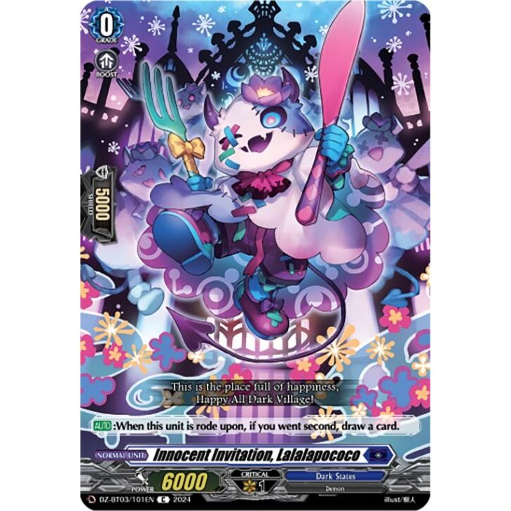 Image for Innocent Invitation, Lalalapococo (DZ-BT03/101EN) (DZ-BT03) - Cardfight Vanguard