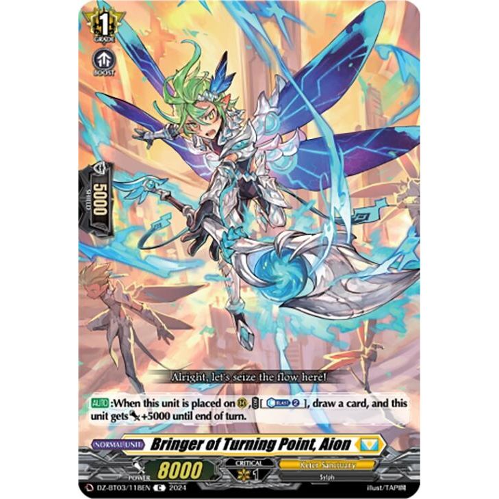 Image for Bringer of Turning Point, Aion (DZ-BT03/118EN) (DZ-BT03) - Cardfight Vanguard