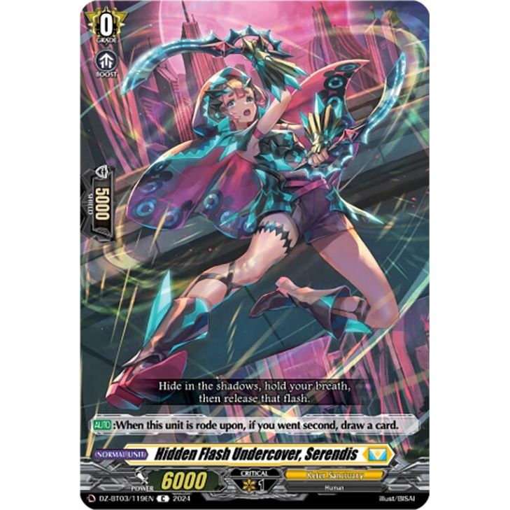 Image for Hidden Flash Undercover, Serendis (DZ-BT03/119EN) (DZ-BT03) - Cardfight Vanguard